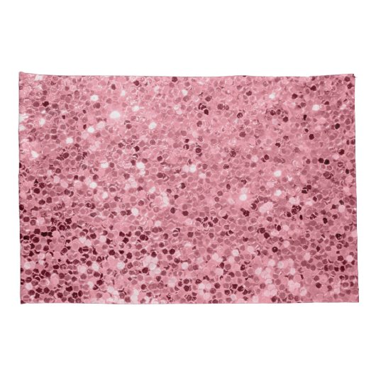 Gepersonaliseerde Kussen Hoesjes Roos Gouden Glitt Kussensloop (Achterkant-Rechts)