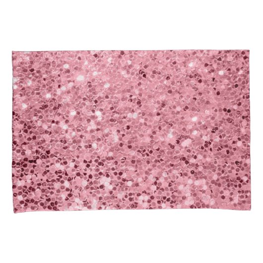 Gepersonaliseerde Kussen Hoesjes Roos Gouden Glitt Kussensloop (Voorkant-Rechts)