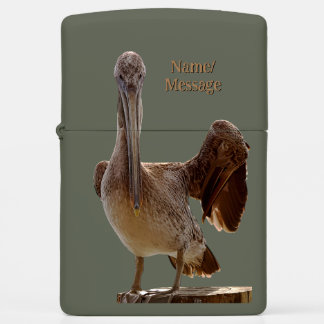 Gepersonaliseerde kust Wildlife Pelikaan Foto