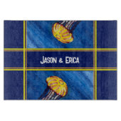 Gepersonaliseerde kwallen snijplank (Voorkant)