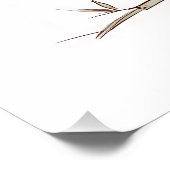 Gepersonaliseerde Kwekerij Kunst – Rode Panda & Ro Perfect Poster (Hoek)