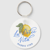 Gepersonaliseerde La Dolce Vita Sleutelhanger (Achterkant)