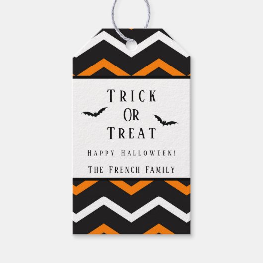 Gepersonaliseerde Labels voor Halloween Gift Cadeaulabel (Voorkant)