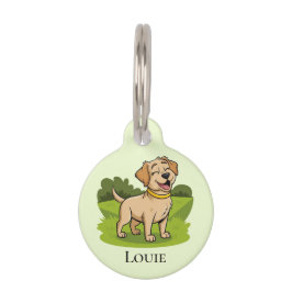 Gepersonaliseerde Labrador Retriever Huisdier ID T Huisdierpenning