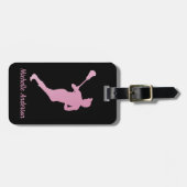 Gepersonaliseerde lacrosse bagagelabel (Voorkant horizontaal)