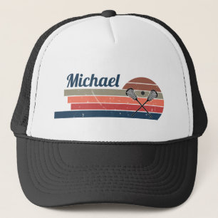 Gepersonaliseerde Lacrosse naam Trucker Pet