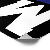 Gepersonaliseerde lacrosse poster (Hoek)