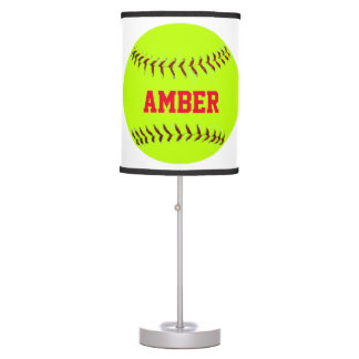 Gepersonaliseerde Lady Softball Lamp