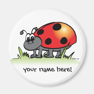 Gepersonaliseerde Ladybug Magnet Magneet