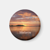 Gepersonaliseerde Lake Side Magneet (Voorkant)