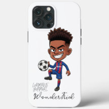 Gepersonaliseerde LamineYamal Cartoon iPhone 13 Pr