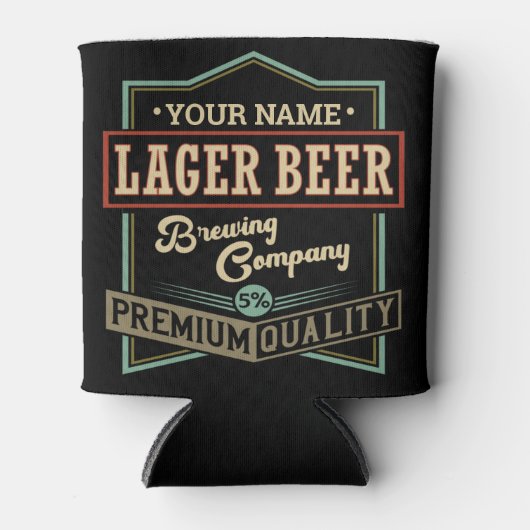 Gepersonaliseerde langwerpige brouwerij met coëxis blikjeskoeler (Voorkant)