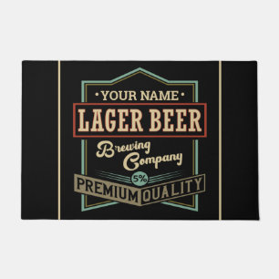 Gepersonaliseerde langwerpige brouwerij met coëxis deurmat
