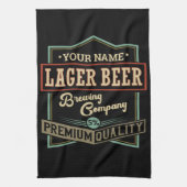 Gepersonaliseerde langwerpige brouwerij met coëxis theedoek (Verticaal)