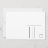 Gepersonaliseerde Las Vegas bruiloft Kaart (Achterkant)