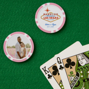 Gepersonaliseerde Las Vegas Wedding Favoriet Poker Poker Chips