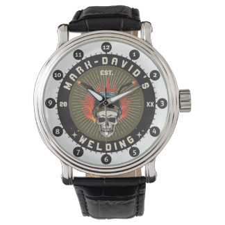 Gepersonaliseerde Lasser Metaal Arbeider Lassen Wo Horloge