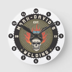Gepersonaliseerde Lasser Metaal Arbeider Lassen Wo Ronde Klok
