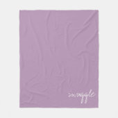 Gepersonaliseerde Lavender Herb Fleece Deken (Voorkant)