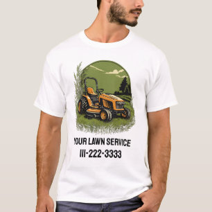 Gepersonaliseerde Lawn Care Landscaping Service Be T-shirt