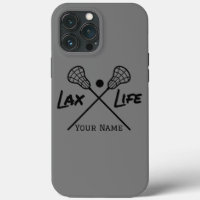 Gepersonaliseerde LAX (Lacrosse) Life iPhone Case