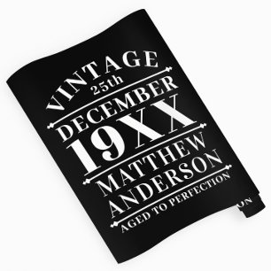 Gepersonaliseerde  leeftijd tot perfecte cadeaupapier