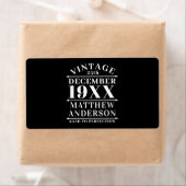 Gepersonaliseerde  leeftijd tot perfecte etiket (Insitu)