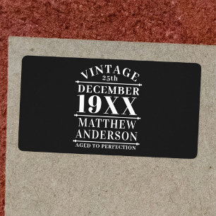 Gepersonaliseerde leeftijd tot perfecte etiket