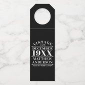 Gepersonaliseerde  leeftijd tot perfecte flessenhanger (Achterkant)