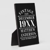 Gepersonaliseerde  leeftijd tot perfecte fotoplaat (Zijkant)