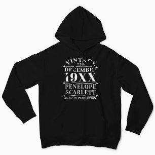 Gepersonaliseerde  leeftijd tot perfecte hoodie
