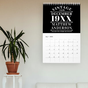 Gepersonaliseerde  leeftijd tot perfecte kalender