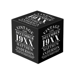 Gepersonaliseerde  leeftijd tot perfecte kubus