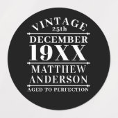 Gepersonaliseerde  leeftijd tot perfecte labels (Design 1)