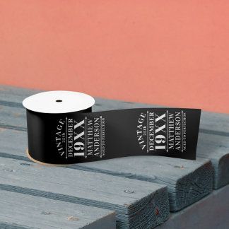 Gepersonaliseerde leeftijd tot perfecte lint