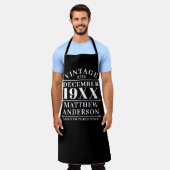 Gepersonaliseerde  leeftijd tot perfecte schort (Gedragen)