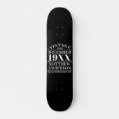 Gepersonaliseerde  leeftijd tot perfecte skateboard (Voorkant)