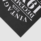 Gepersonaliseerde  leeftijd tot perfecte tissuepapier (Detail)