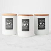 Gepersonaliseerde  leeftijd tot perfecte voedselcontainer etiket (Flessen)