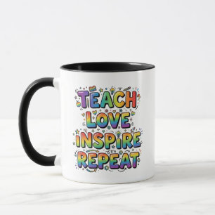 Gepersonaliseerde Leer Liefde Inspireren Herhaal L Mok