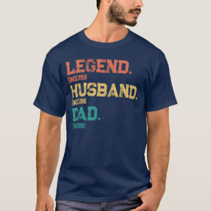 Gepersonaliseerde legende man vader - aangepaste d t-shirt