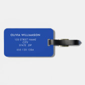 Gepersonaliseerde Lemon Citrusvruchten Bagagelabel (Achterkant horizontaal)