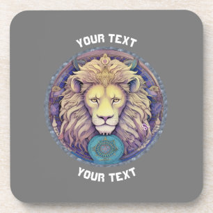 GEPERSONALISEERDE LEO ZODIAC TEKEN BIER ONDERZETTER