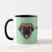 Gepersonaliseerde Leonberger Pa/mam Mok (Links)
