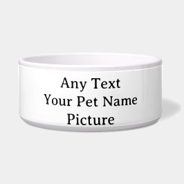 Gepersonaliseerde Leopard Print Pet Feeding Bowl Voerbakje