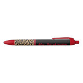 Gepersonaliseerde Leopard Teacher's Schrijven Pen  (Bovenkant)