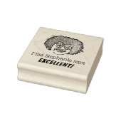 Gepersonaliseerde leraar foto en validering 	rubberstempel (Stempel)