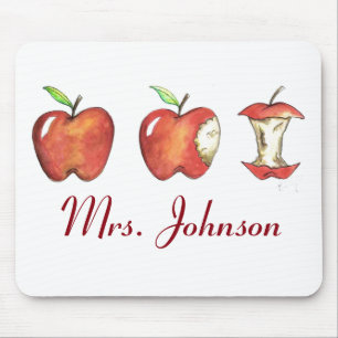 Gepersonaliseerde leraar Gift Apple Apples Mousepa Muismat