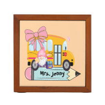 Gepersonaliseerde leraar Gnome School Bus