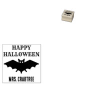 Gepersonaliseerde leraar Halloween Party Rubberstempel
